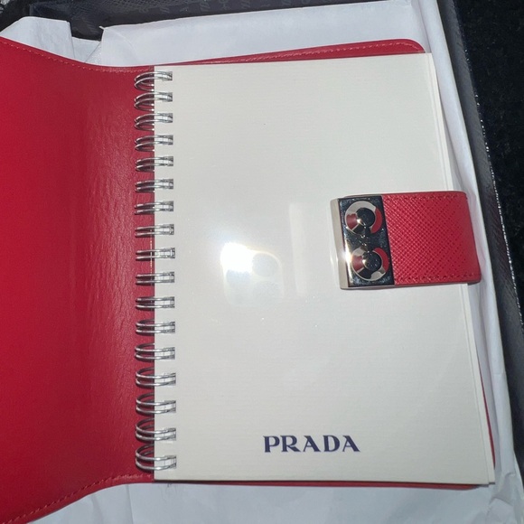 Prada Elektra Saffiano Notebook/Agenda Cover Red - Picture 9 of 12